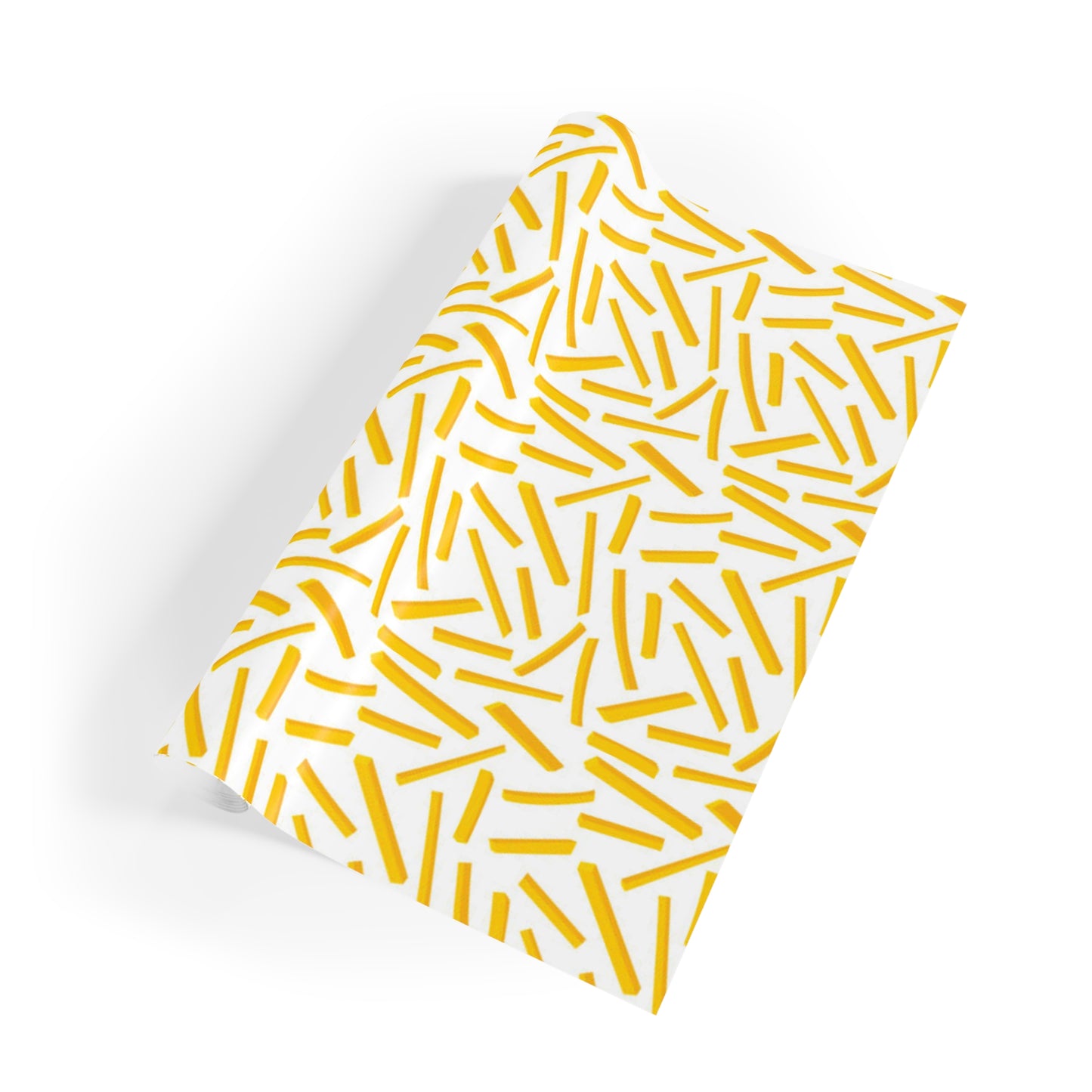 Fries Gift Wrapping Paper Rolls, 1pc