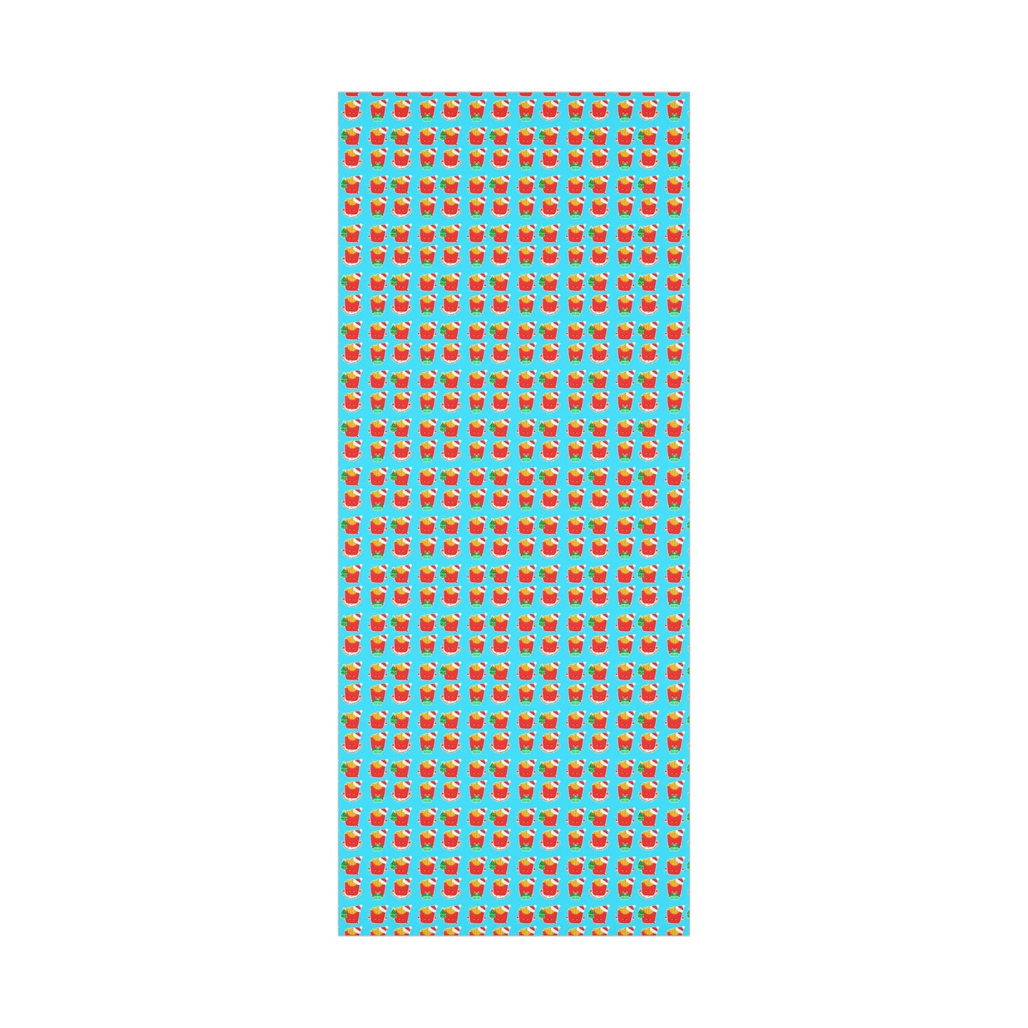 Cute Christmas Fries Gift Wrap Papers
