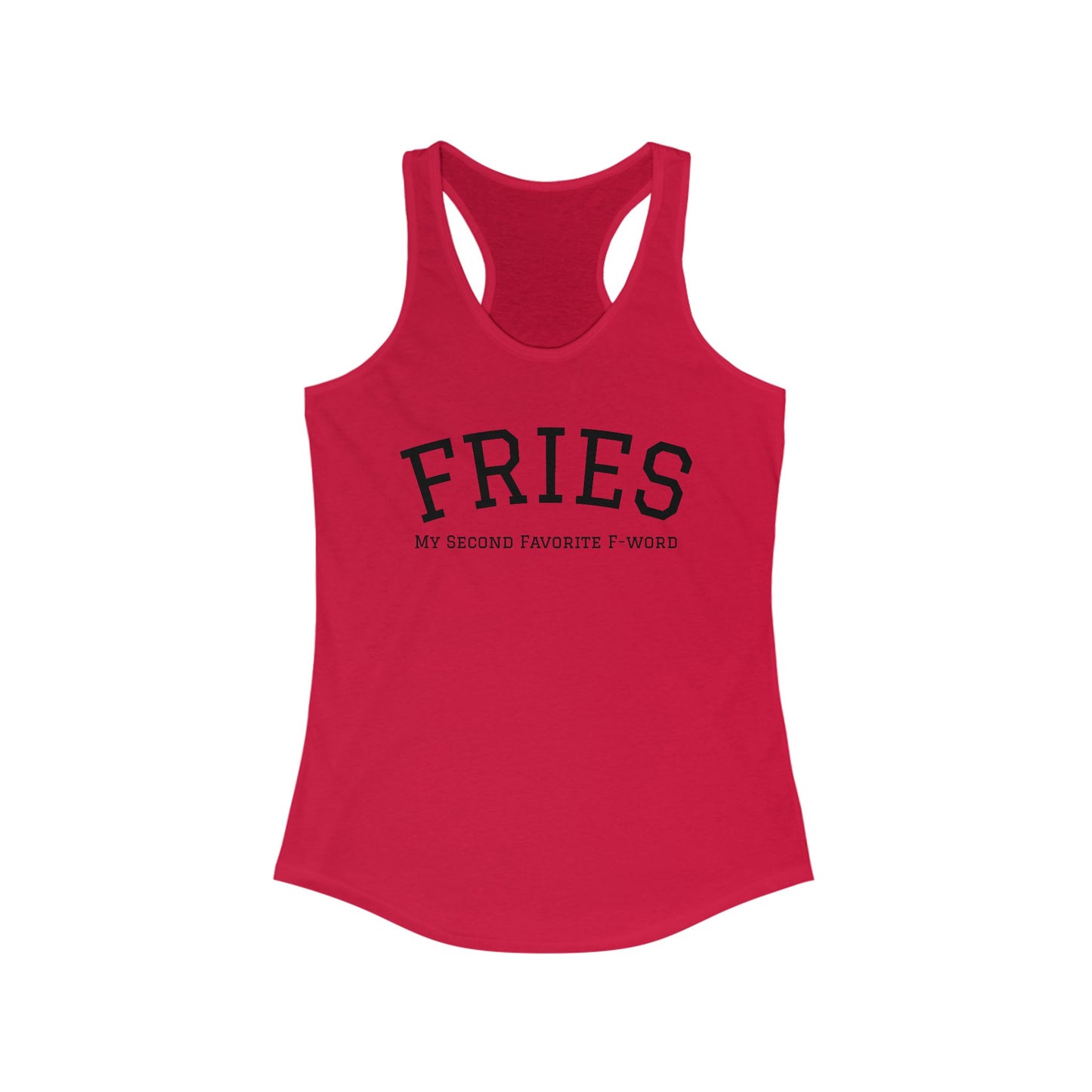 Second Favorite F-word Women's Ideal Racerback Tank