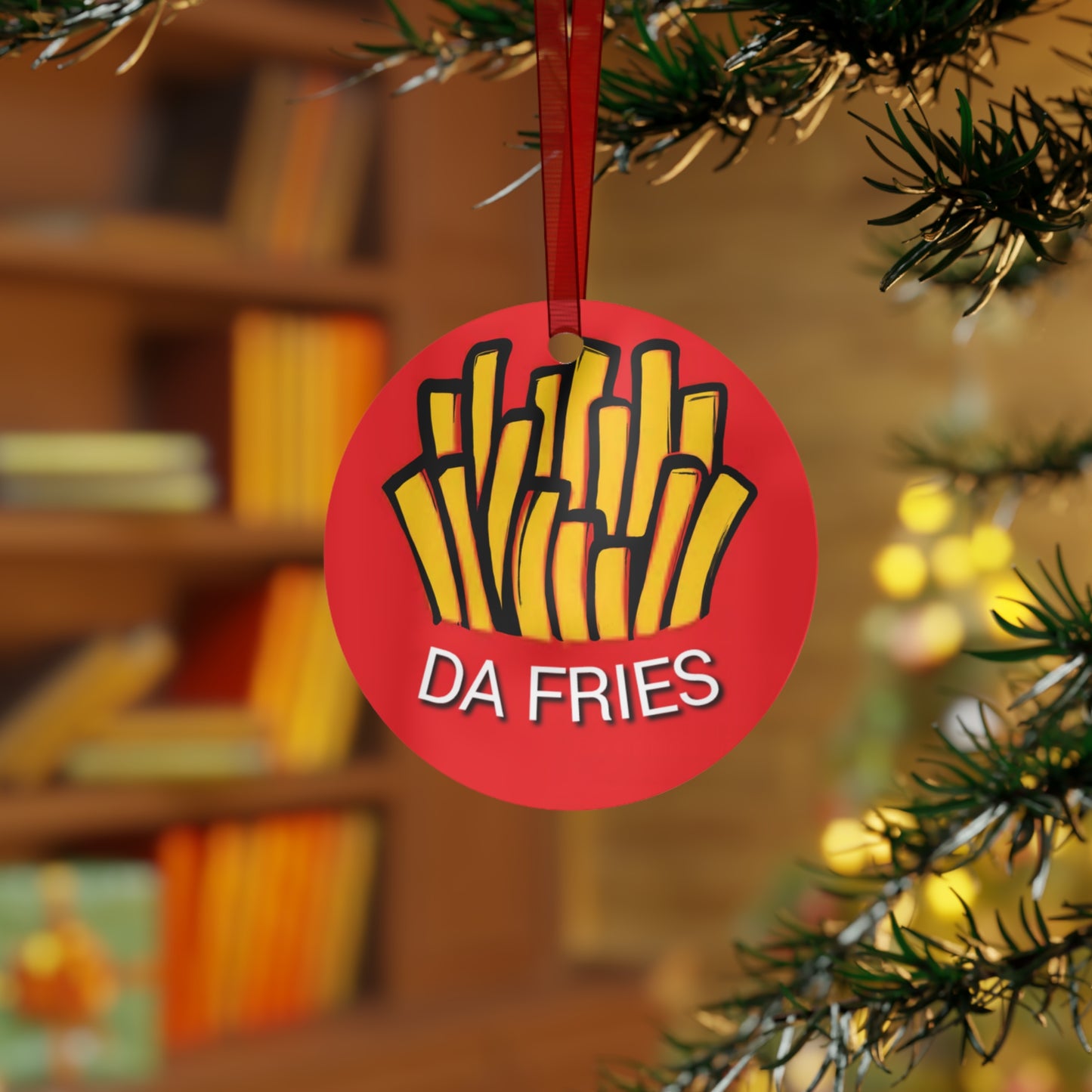 Da Fries Metal Ornaments