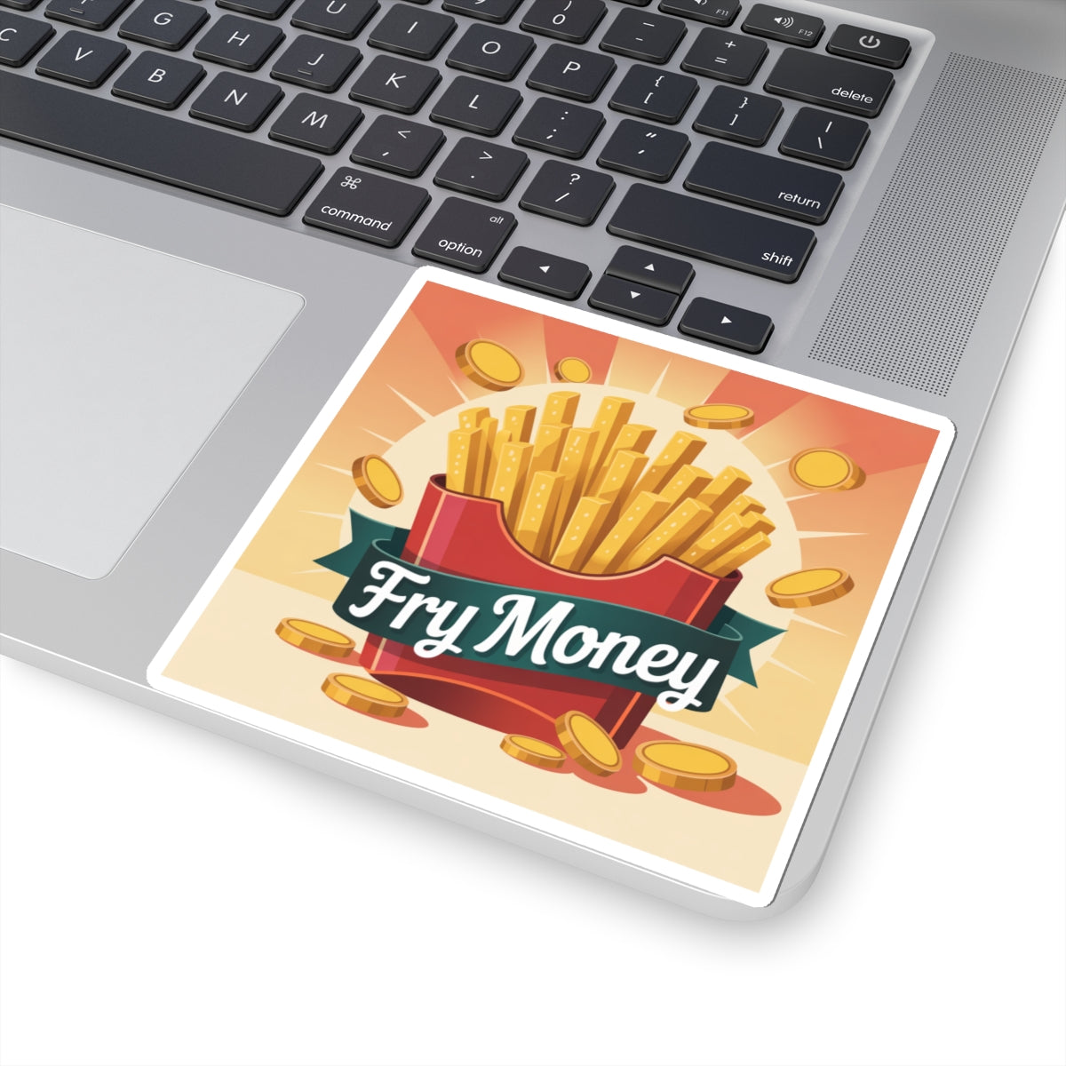 Fry Money Kiss-Cut Stickers