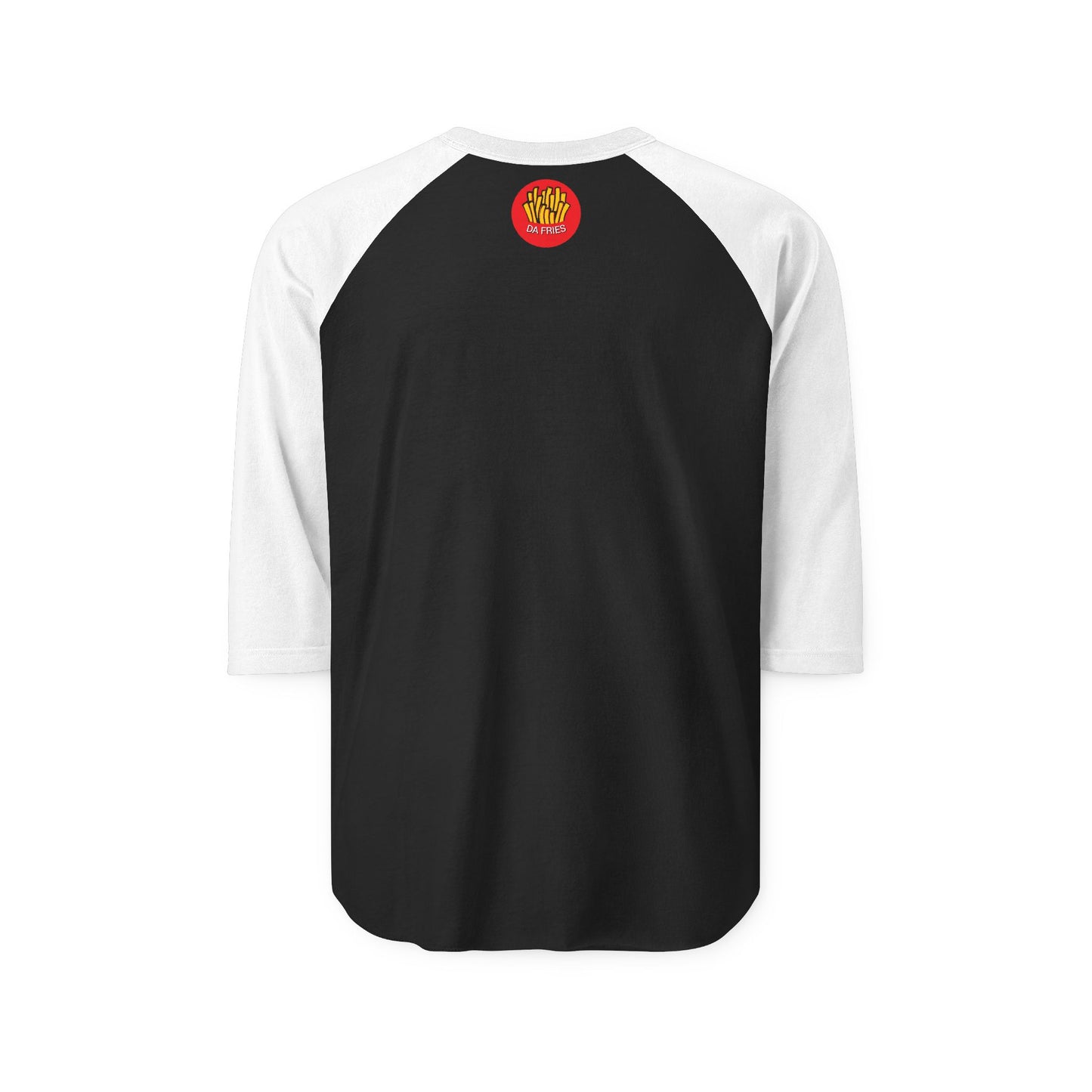 Da Fries Unisex Three-Quarter Sleeve Raglan Shirt