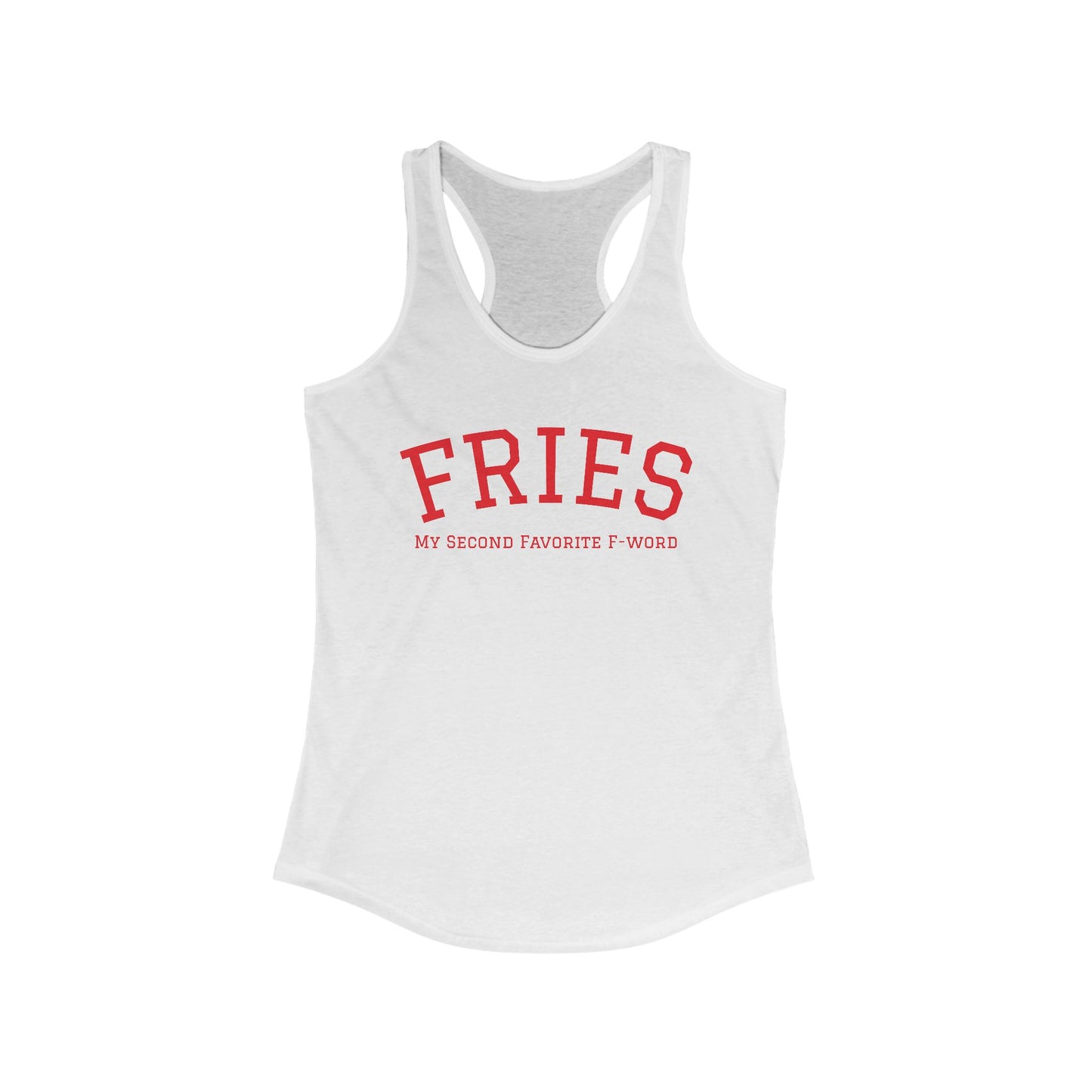 Second Favorite F-word Women's Ideal Racerback Tank