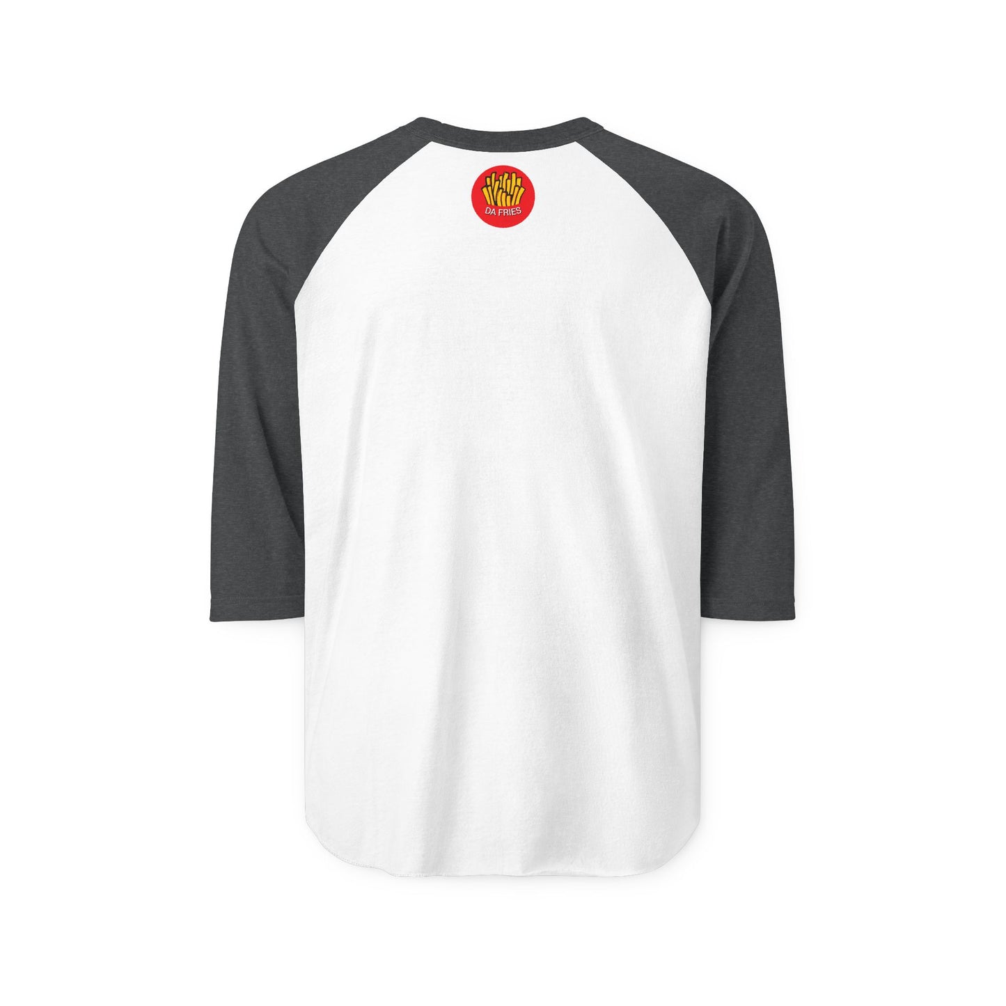 Da Fries Unisex Three-Quarter Sleeve Raglan Shirt