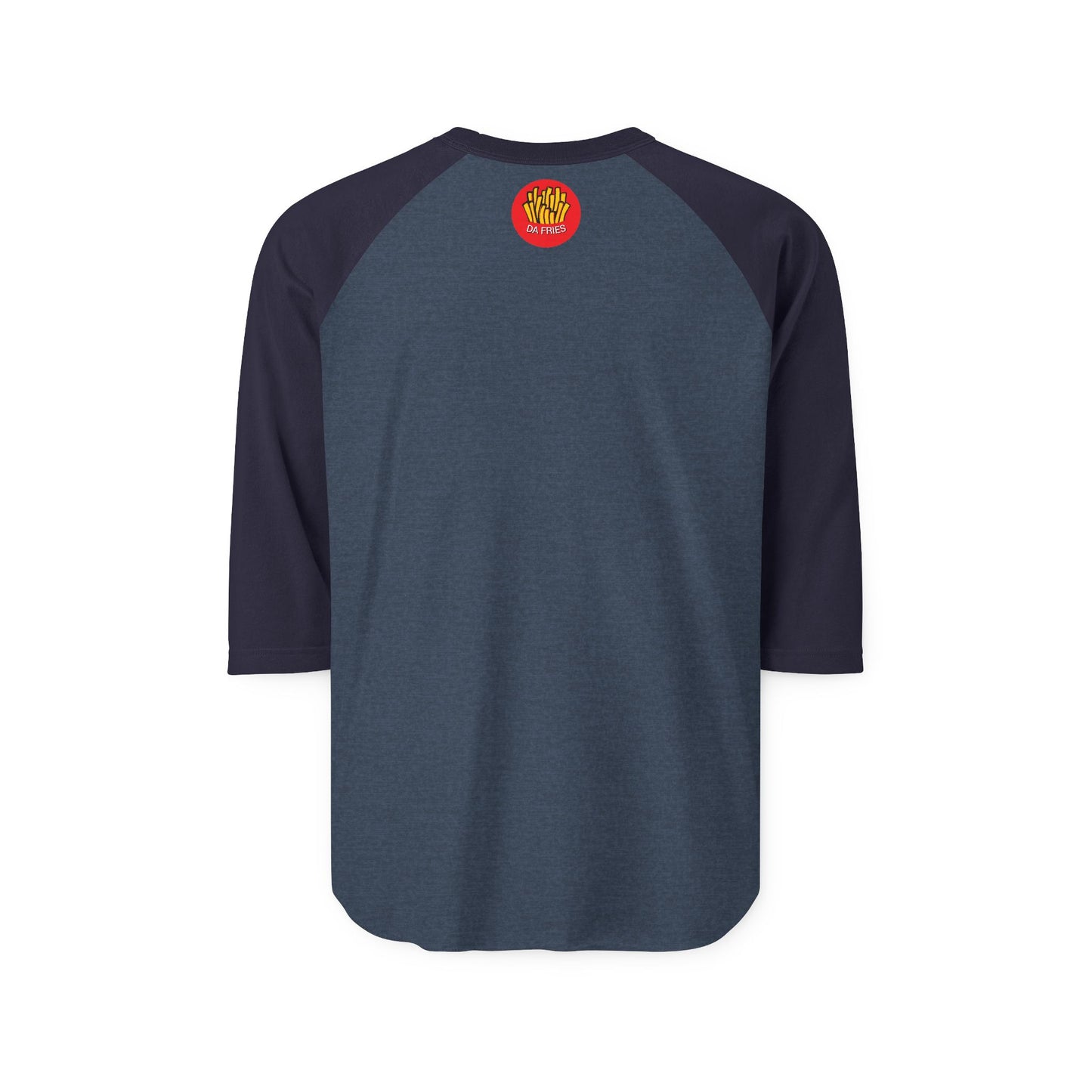 Da Fries Unisex Three-Quarter Sleeve Raglan Shirt