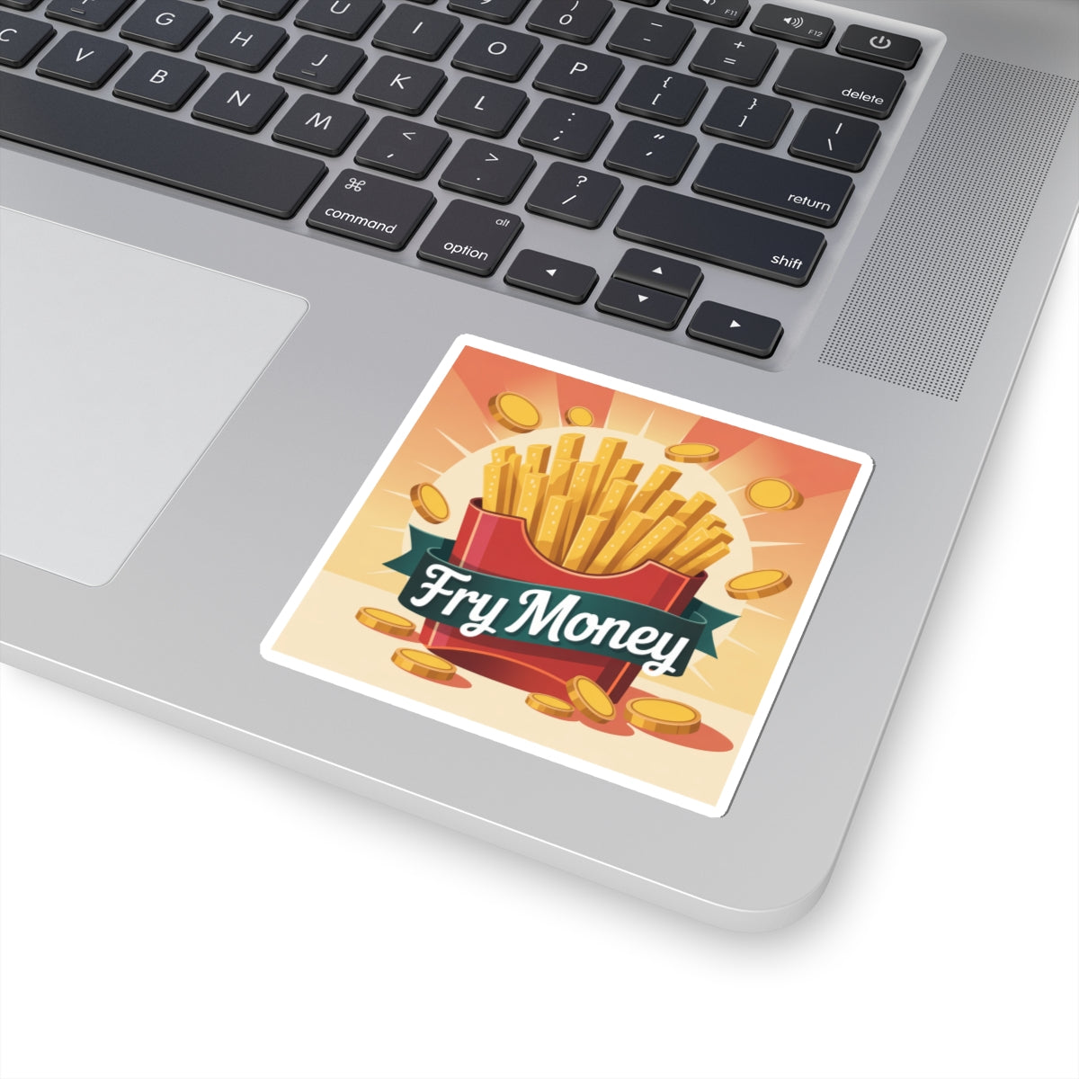Fry Money Kiss-Cut Stickers