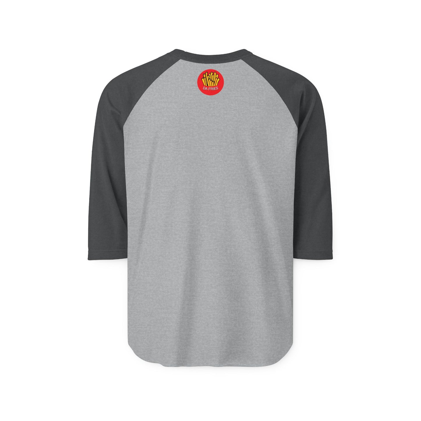Da Fries Unisex Three-Quarter Sleeve Raglan Shirt