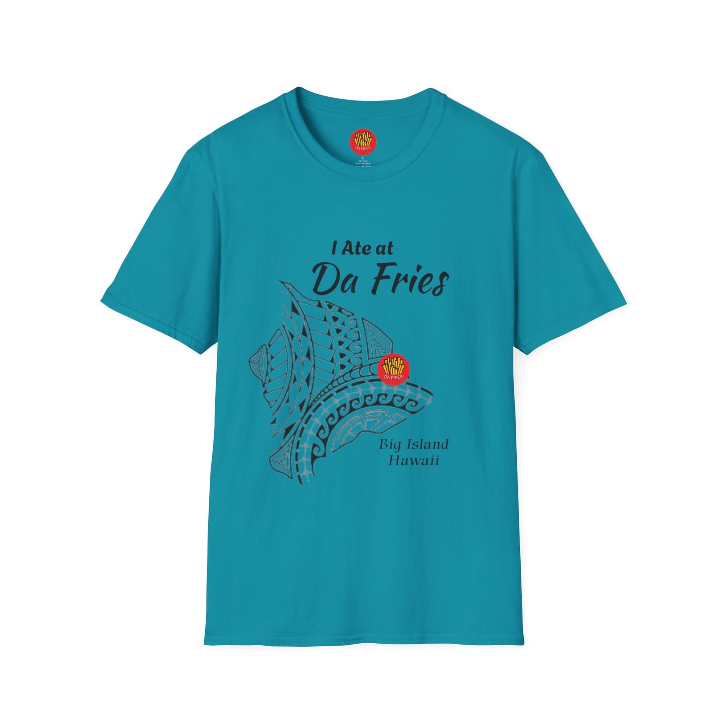 Tribal Ate at Da Fries Softstyle T-Shirt