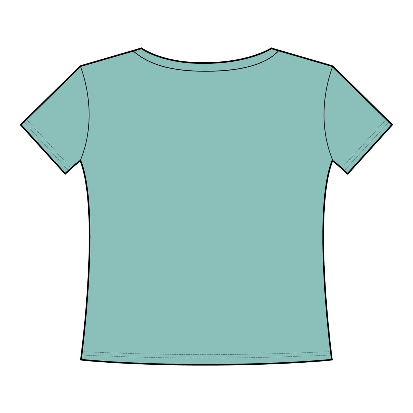 Da Fries Women's Curvy Fine Jersey Tee