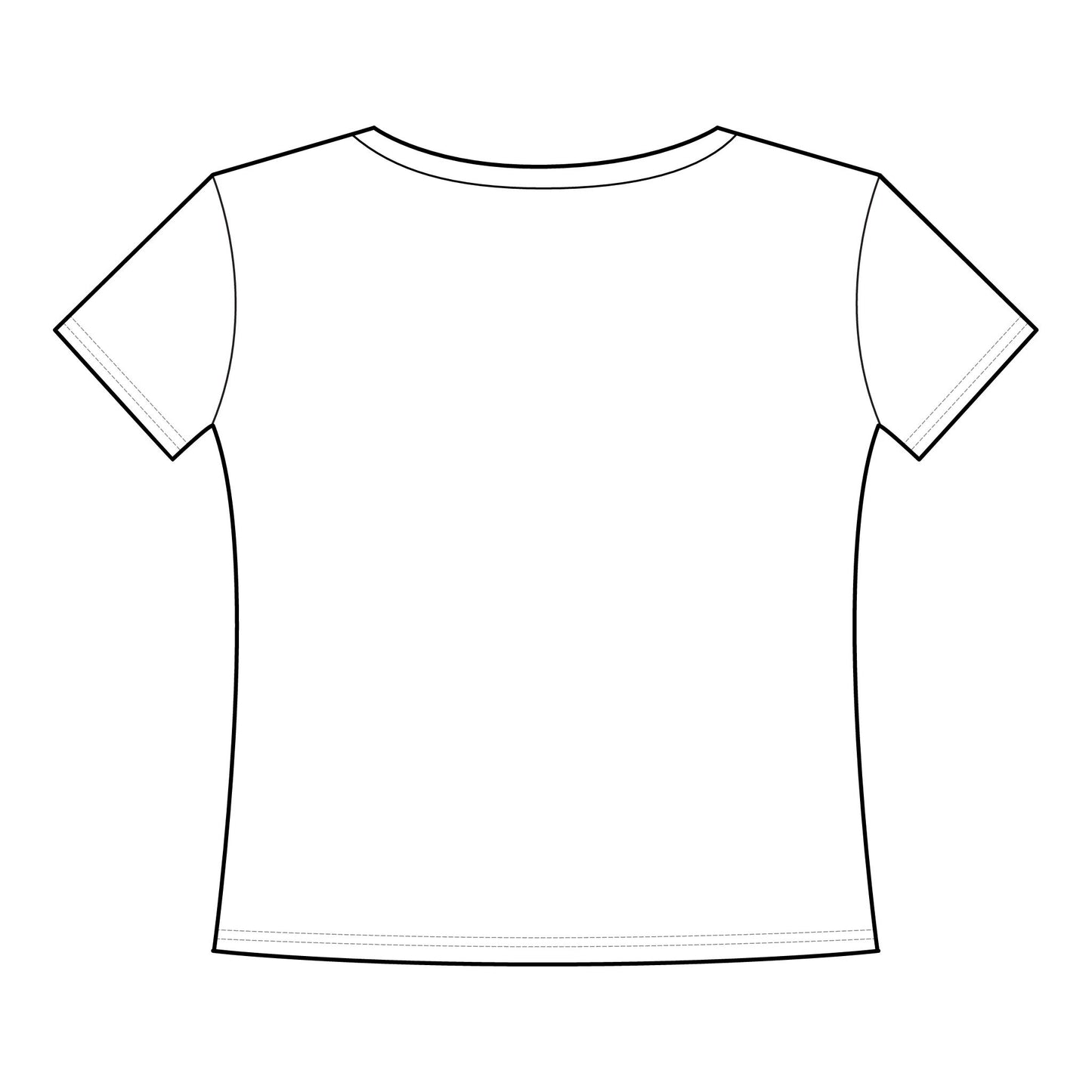 Da Fries Women's Curvy Fine Jersey Tee