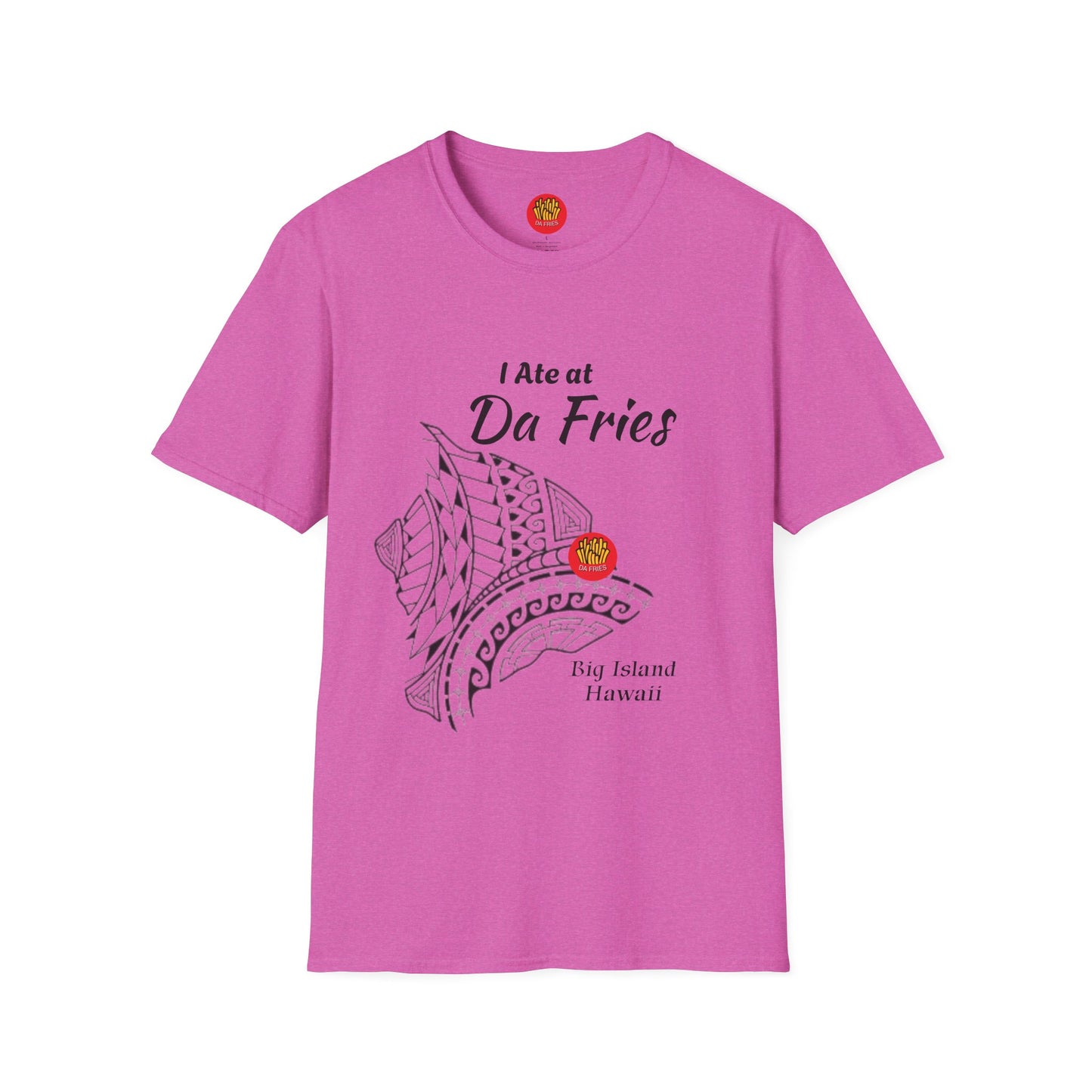 Tribal Ate at Da Fries Softstyle T-Shirt