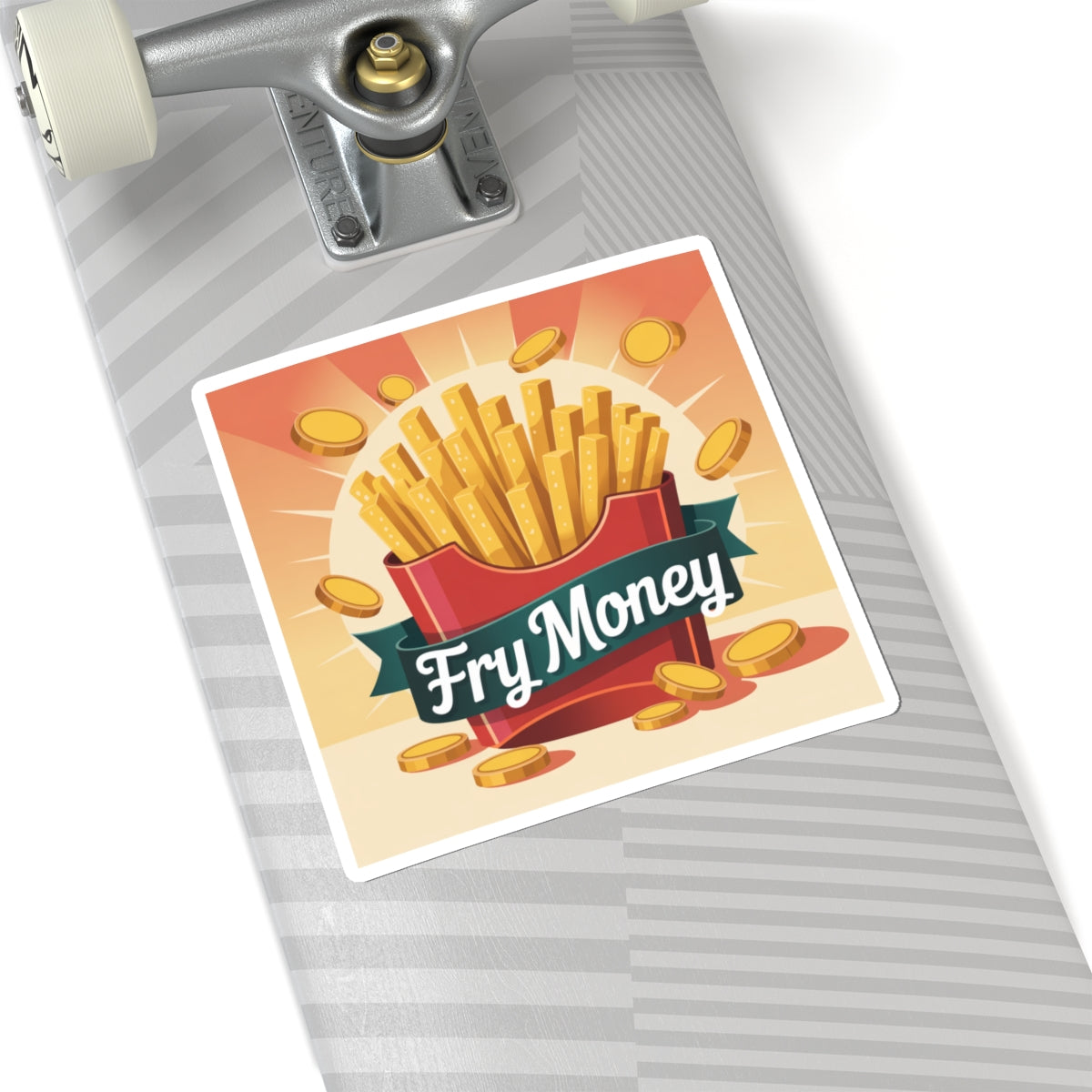Fry Money Kiss-Cut Stickers