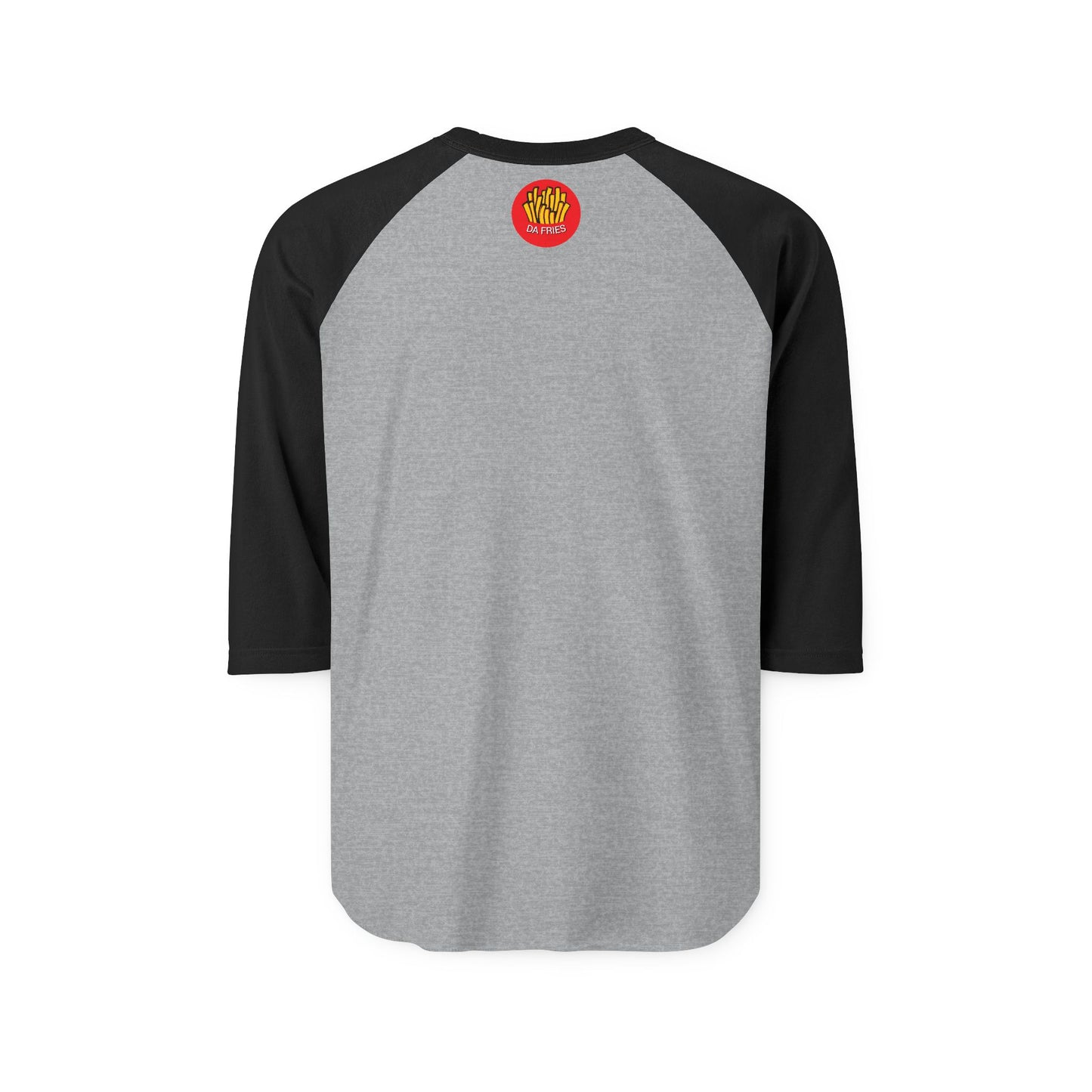 Da Fries Unisex Three-Quarter Sleeve Raglan Shirt