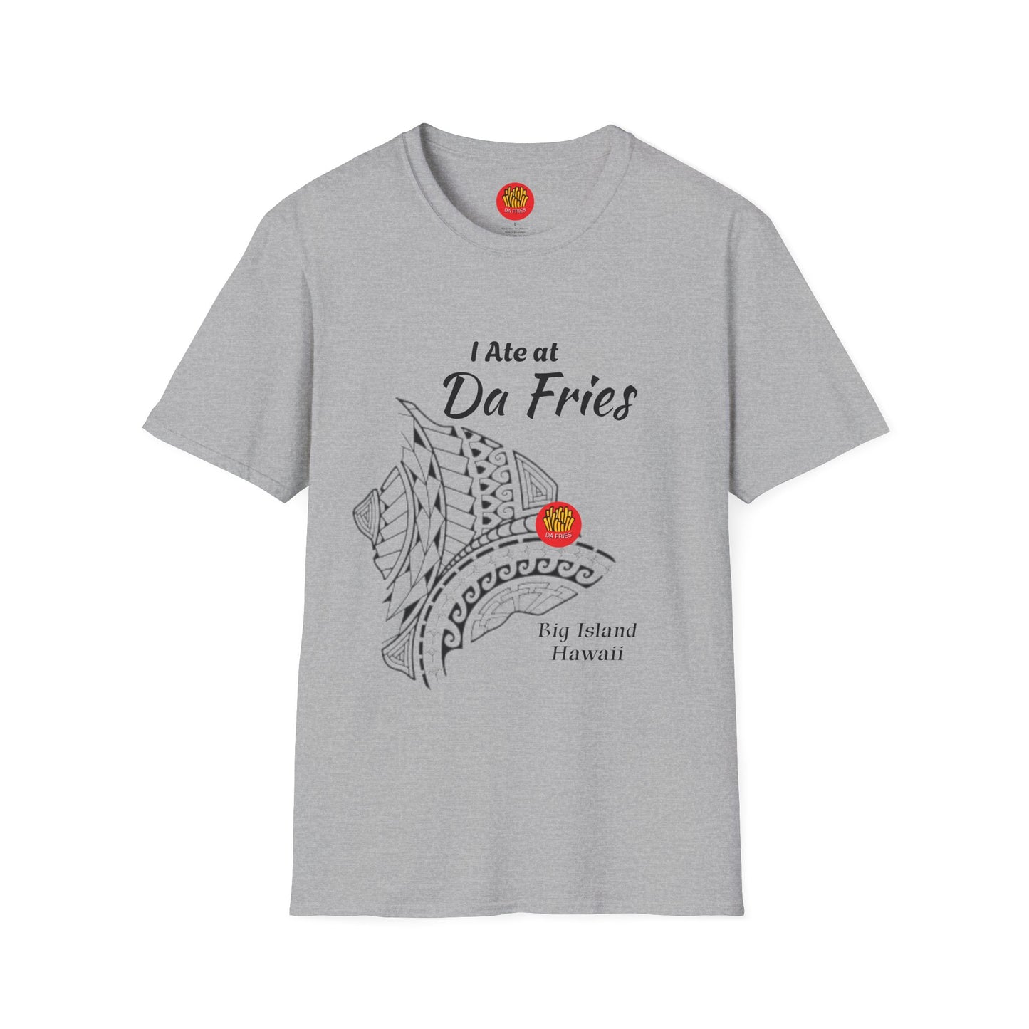 Tribal Ate at Da Fries Softstyle T-Shirt