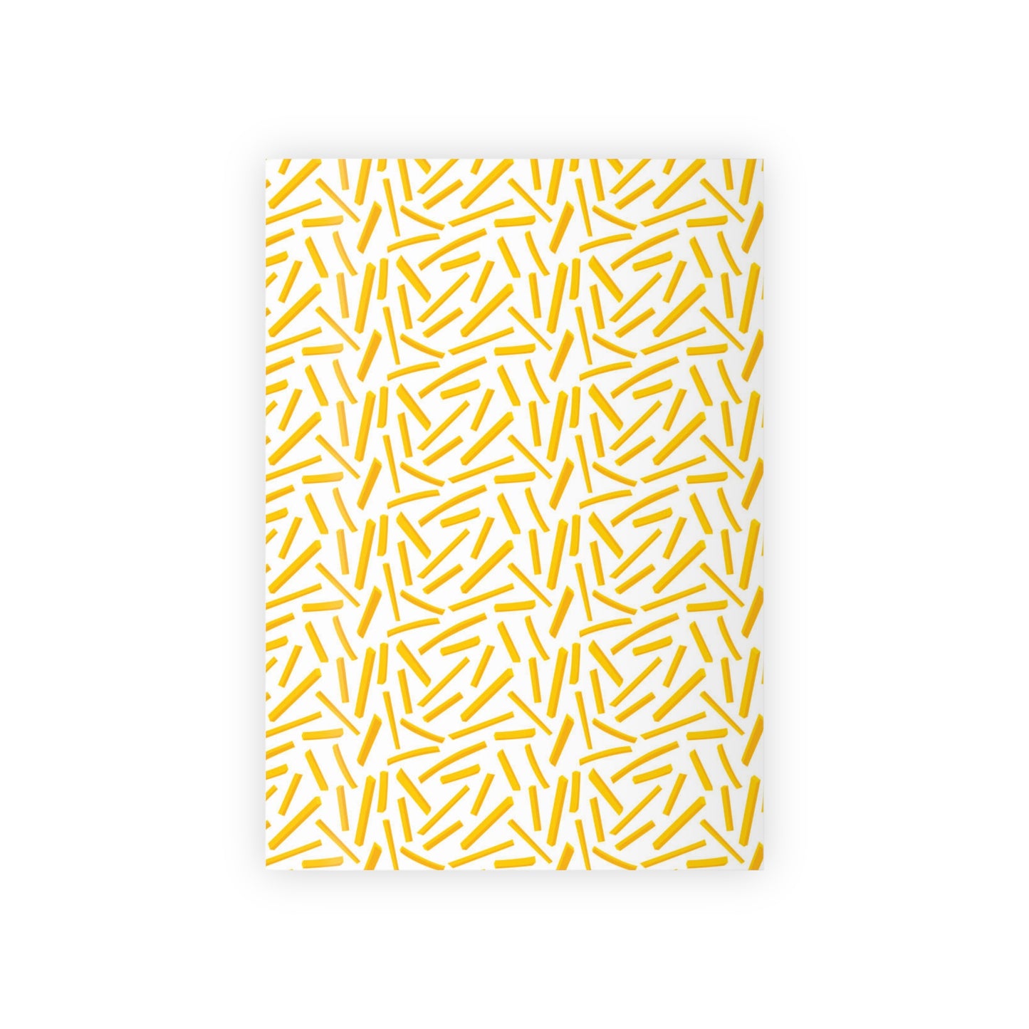 Fries Gift Wrapping Paper Rolls, 1pc