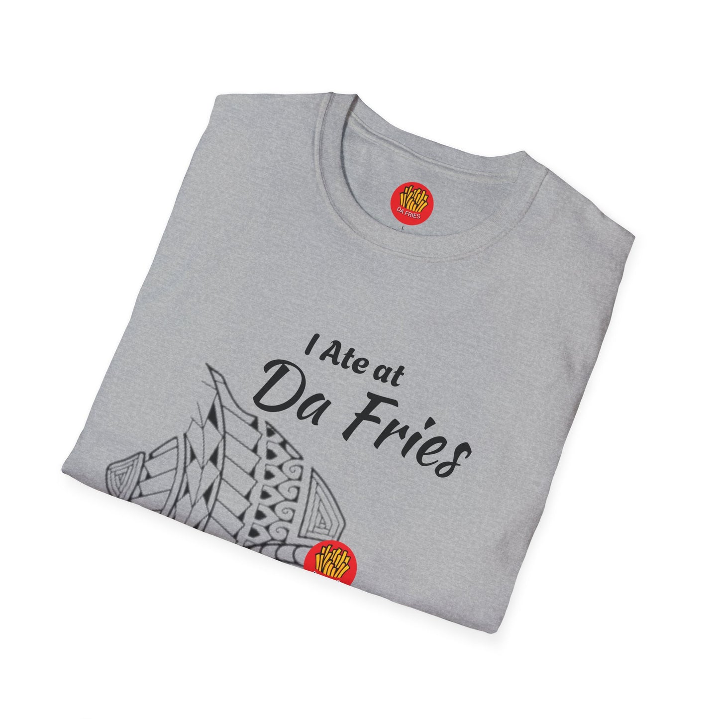 Tribal Ate at Da Fries Softstyle T-Shirt