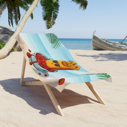 Da Fries Beach Towel