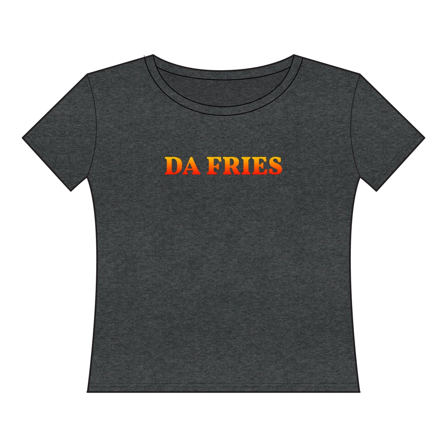 Da Fries Women's Curvy Fine Jersey Tee
