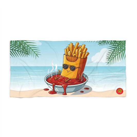 Da Fries Beach Towel