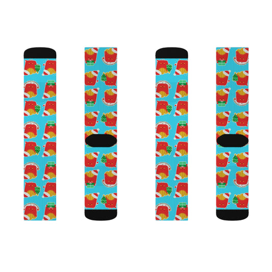 Christmas Fries Socks