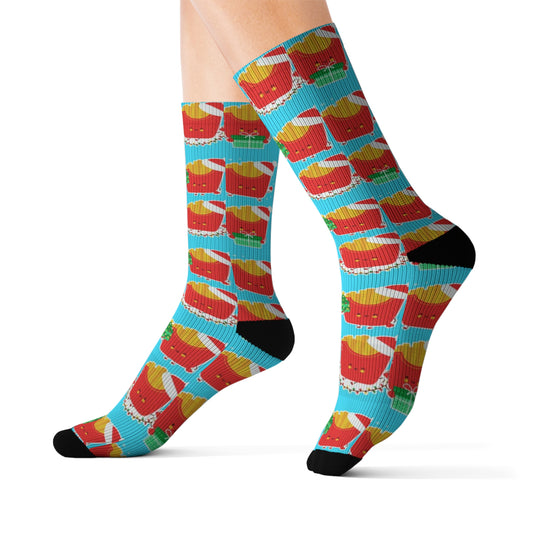 Christmas Fries Socks
