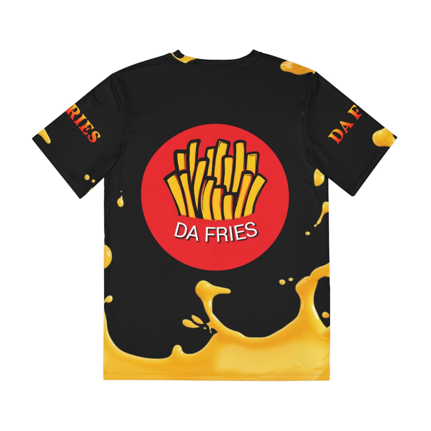 Men's Da Fries Graphic Polyester Tee (AOP)